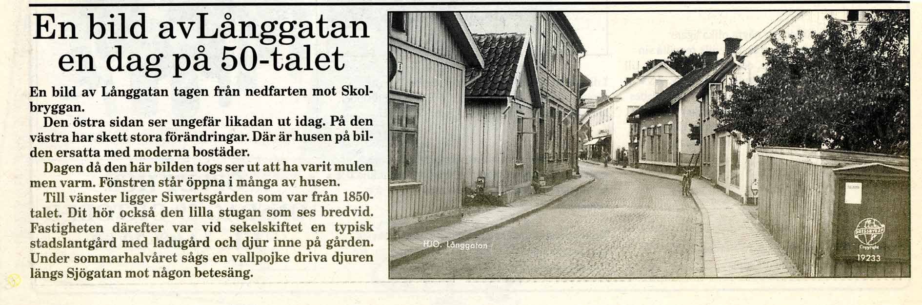 Lnggatan 1950-talet